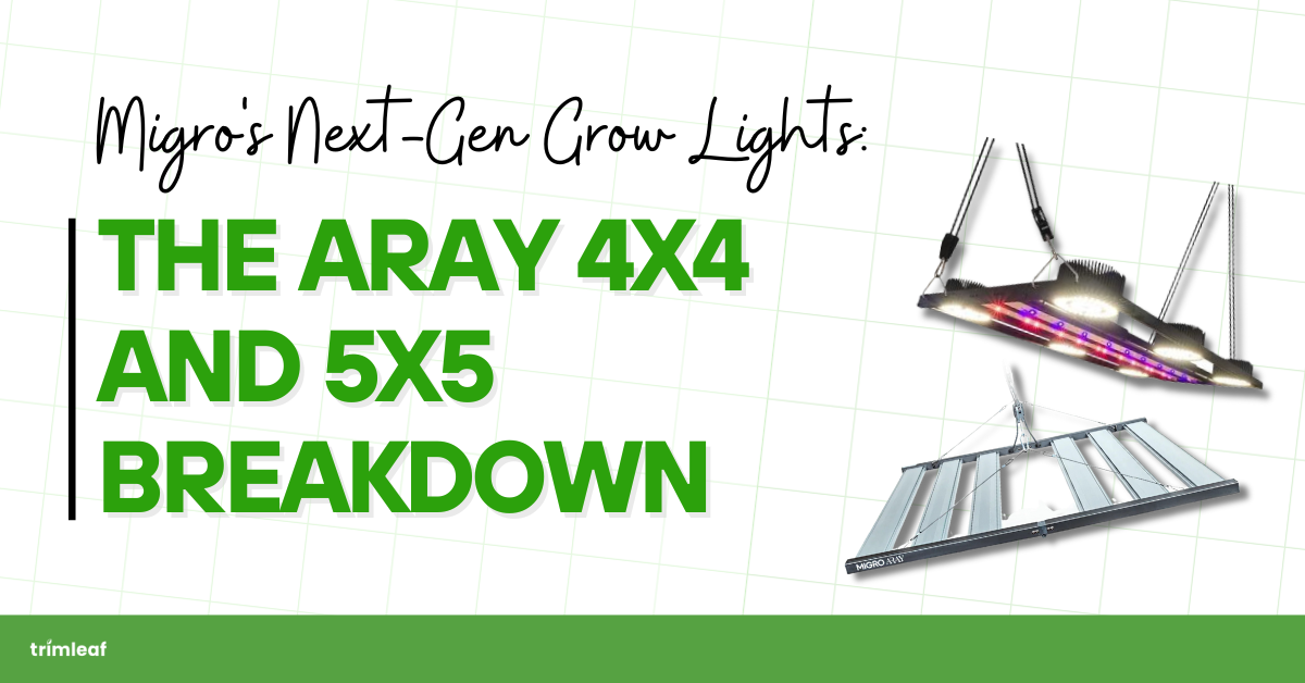 Migro's Next-Gen Grow Lights: The ARAY 4x4 and 5x5 Breakdown