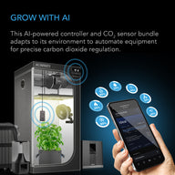 AC Infinity Controller AI+ with CO2 Sensor Grow with AI