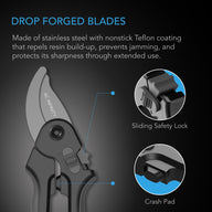 AC Infinity AC Infinity Stainless Steel Pruning Shear Trimming Scissors - 8