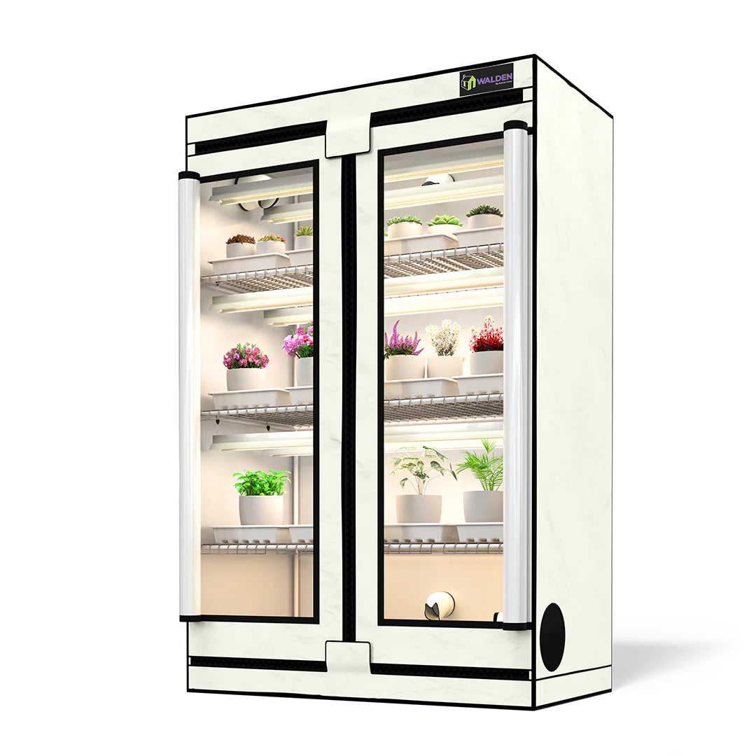 Active Grow House Plant 3-Tier Walden White LED Grow Tent Kit