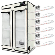 Active Grow Seeds & Starts 3-Tier Walden White LED Grow Tent Kit