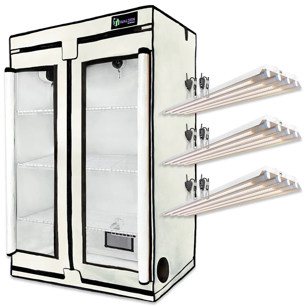 Active Grow Walden Flowers & Fruits 3-Tier White LED Grow Tent Kit