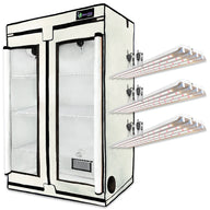 Active Grow Walden Greens & Veggies 3-Tier White LED Grow Tent Kit