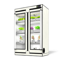 Active Grow Walden Greens & Veggies 3-Tier White LED Grow Tent Kit