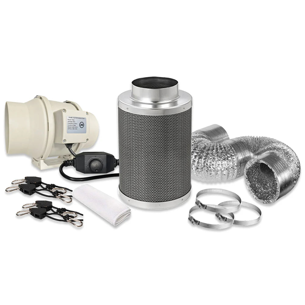 Active Grow Walden White 6" Ventilation & Air Filtration Kit