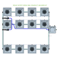 Alien Hydroponics RDWC - 12 Pot 3 Row
