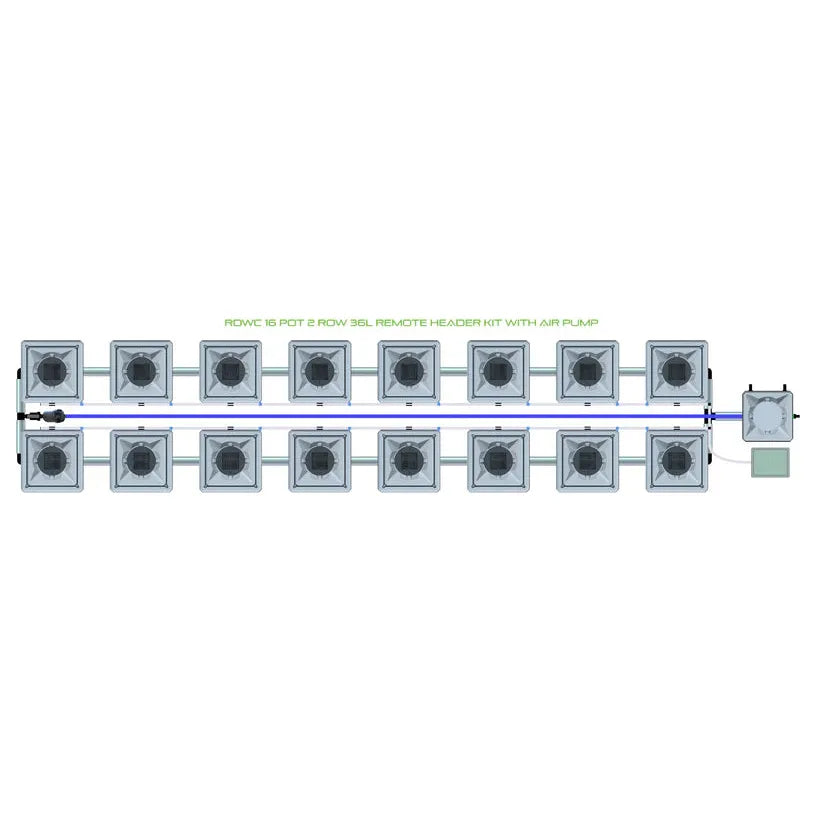 Alien Hydroponics RDWC - 16 Pot 2 Row