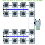 Alien Hydroponics RDWC - 16 Pot 4 Row