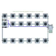 Alien Hydroponics RDWC - 18 Pot 3 Row