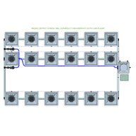 Alien Hydroponics RDWC - 18 Pot 3 Row