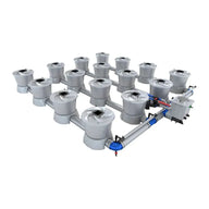 Alien Hydroponics V-System 16 Pot Deep Water Culture System 4 Rows