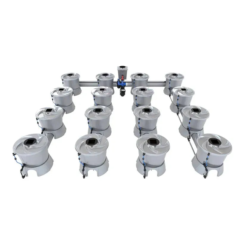 Alien Hydroponics V-System 16 Pot Deep Water Culture System