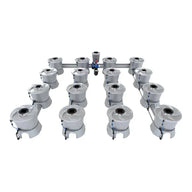 Alien Hydroponics V-System 16 Pot Deep Water Culture System