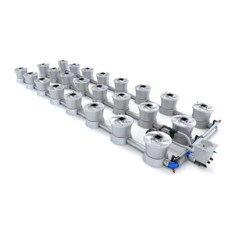 Alien Hydroponics V-System 24 Pot Deep Water Culture System 3 Row