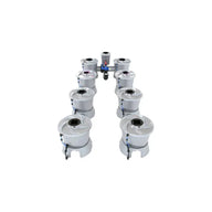 Alien Hydroponics V-System 8 Pot Deep Water Culture System