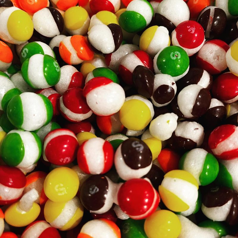freeze dried skittles