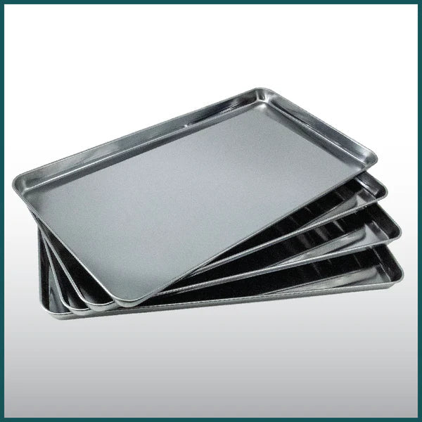 The Cube steel trays