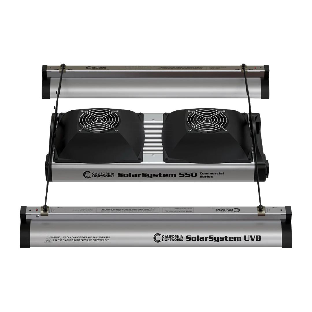Trimleaf California Lightworks SolarSystem 550 UVB Full Spectrum LED Grow Light Back View