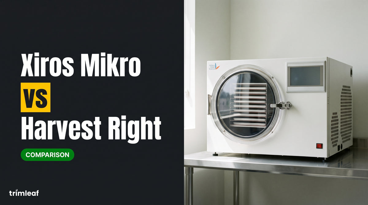 Xiros Mikro vs Harvest Right laboratory grade freeze dryers