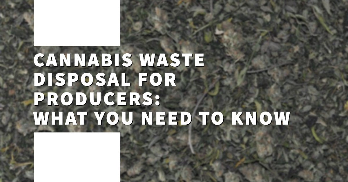 Cannabis Waste Disposal for Producers: What You Need to Know
