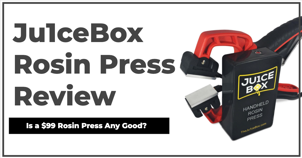 Ju1ceBox Rosin Press Review - Is a $99 Handheld Rosin Press Any Good?