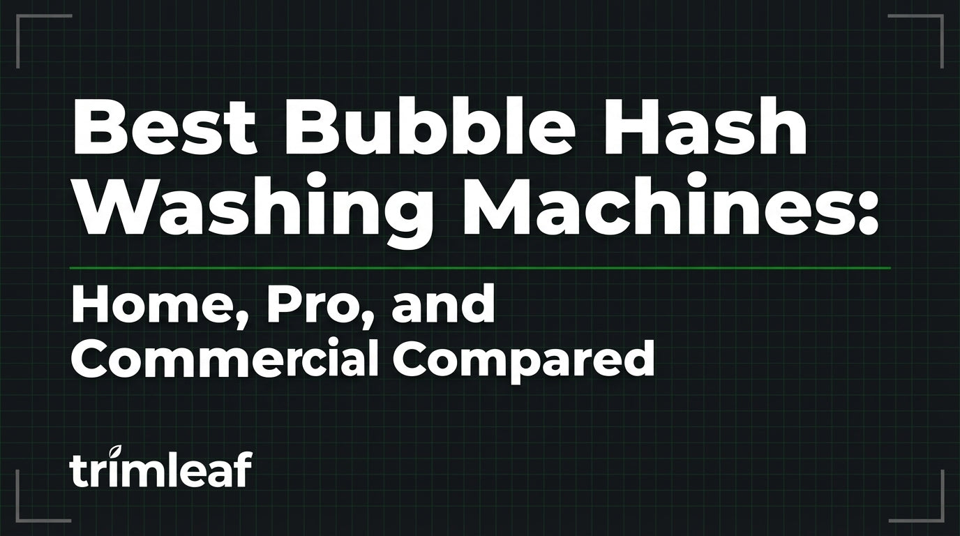 Best Bubble Hash Washing Machines: 2026 Comparison Guide
