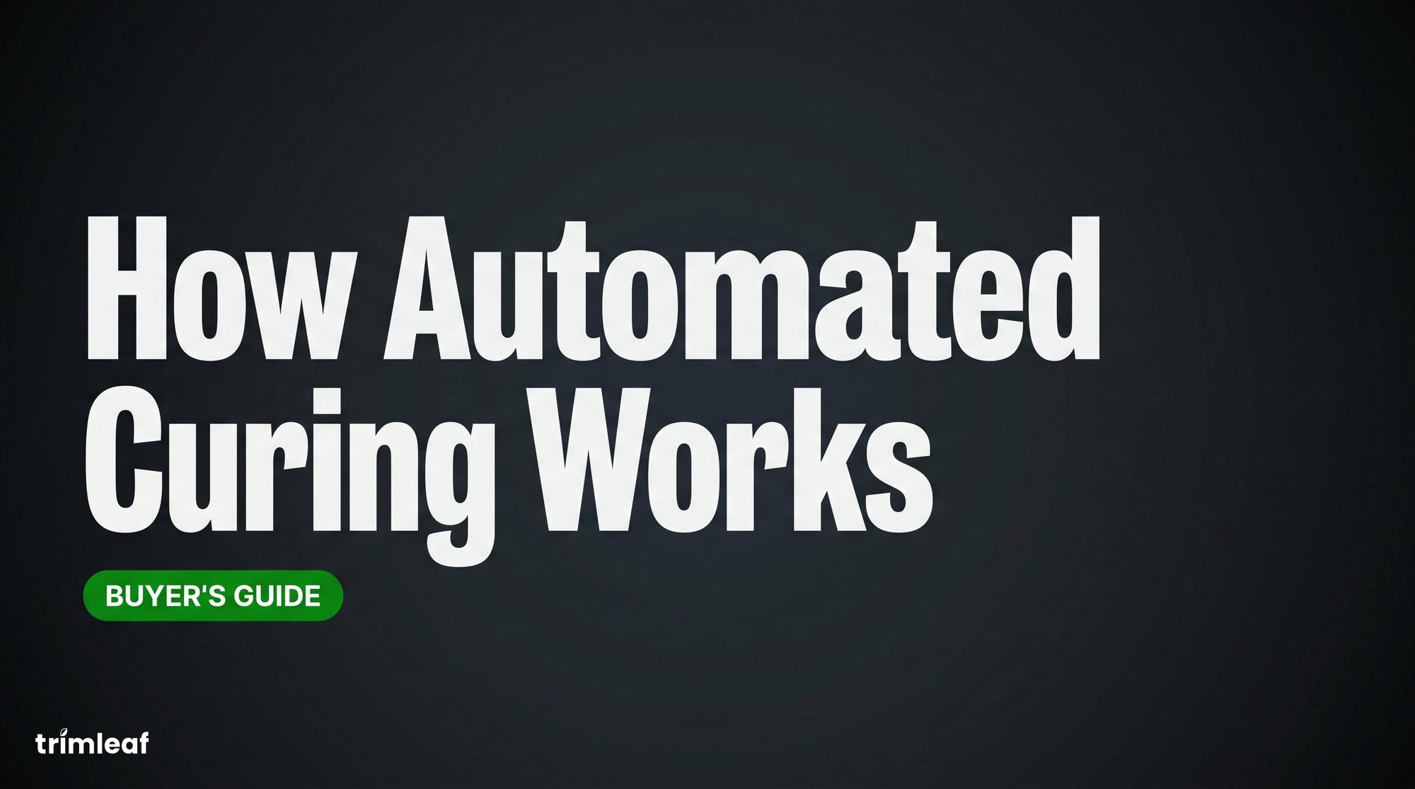 Cover image for "How Automated Curing Works": Trimleaf blog