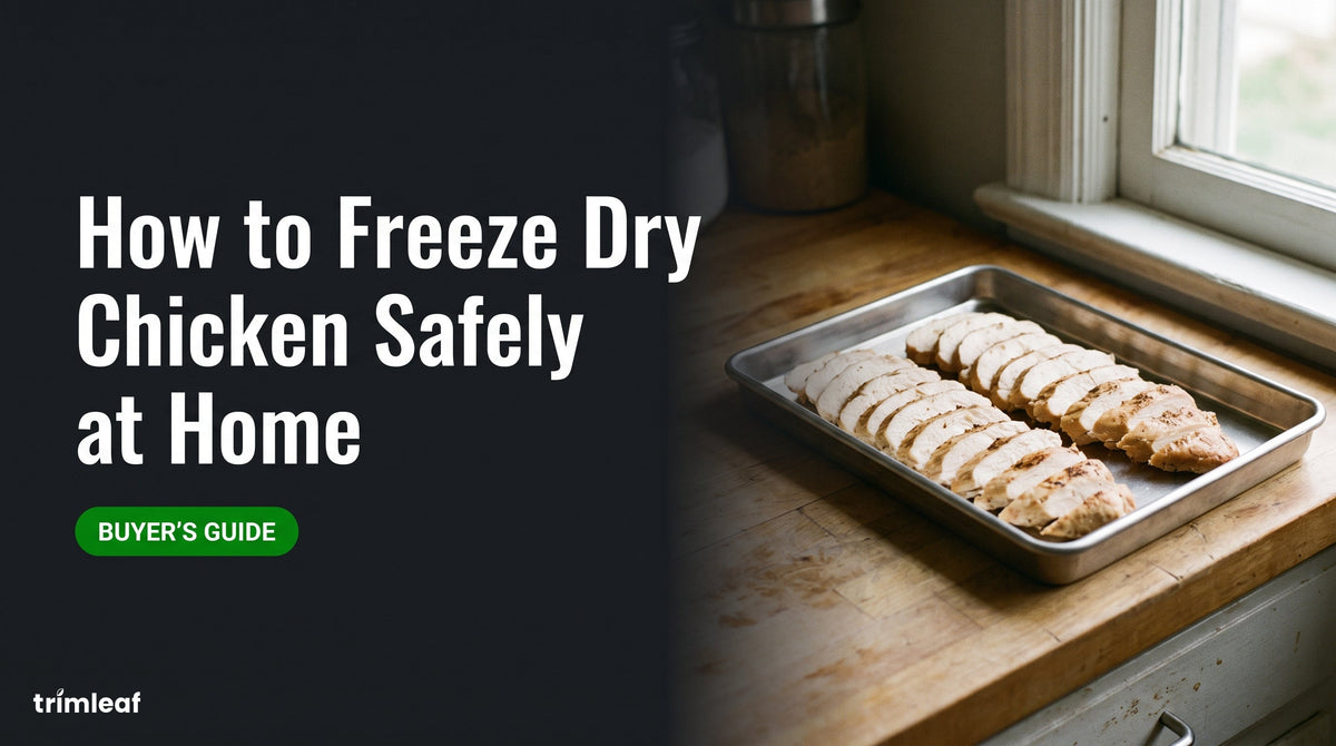 Cover image for "How to Freeze Dry Chicken Safely at Home": Trimleaf blog