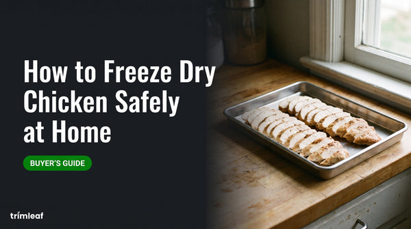Cover image for "How to Freeze Dry Chicken Safely at Home": Trimleaf blog