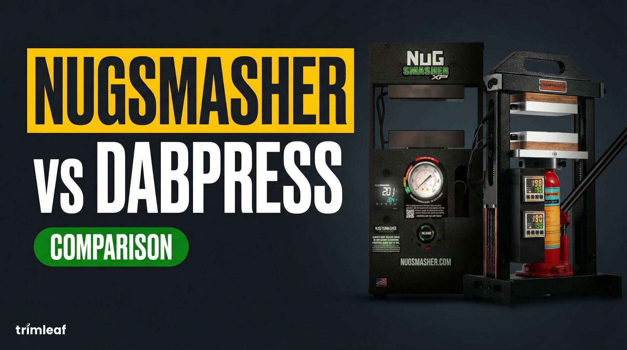Cover image for "NugSmasher vs DabPress" — Trimleaf blog