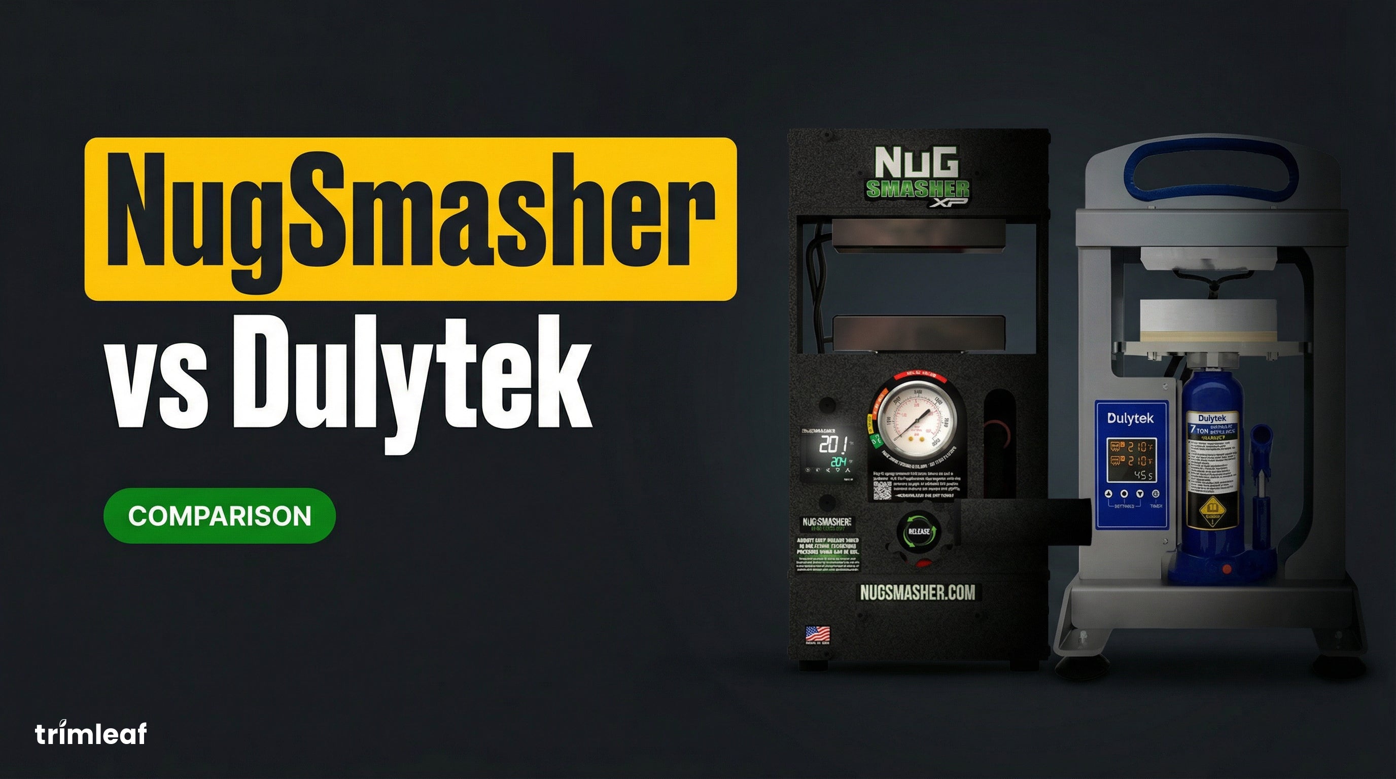 キングネプチューンとパワーノズル NugSmasher vs Dulytek: Which Rosin Press Should You Buy?