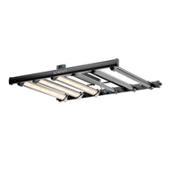 AC Infinity Ionprime 8 730W LED grow light with an aluminum frame and adjustable panels.