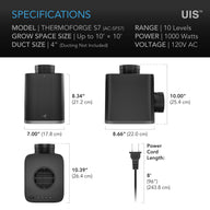 UIS ThermoForge S7 AC unit: 8.34