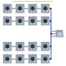Alien Hydroponics AERO System - 16 Pot 4 Row