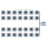 Alien Hydroponics AERO System - 28 Pot 4 Row