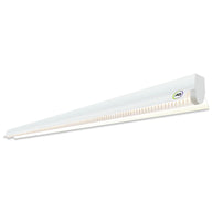 A long, white 4FT T5 LED grow light strip with an AG logo, emitting sun white full spectrum light.