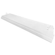 Active Grow T5 HO 4FT 4-Lamp LED grow light fixture, white, top view, with hanging hooks.