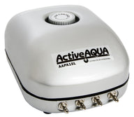 Silver Active AQUA AAPA15L air pump with air control dial and multiple outlets.