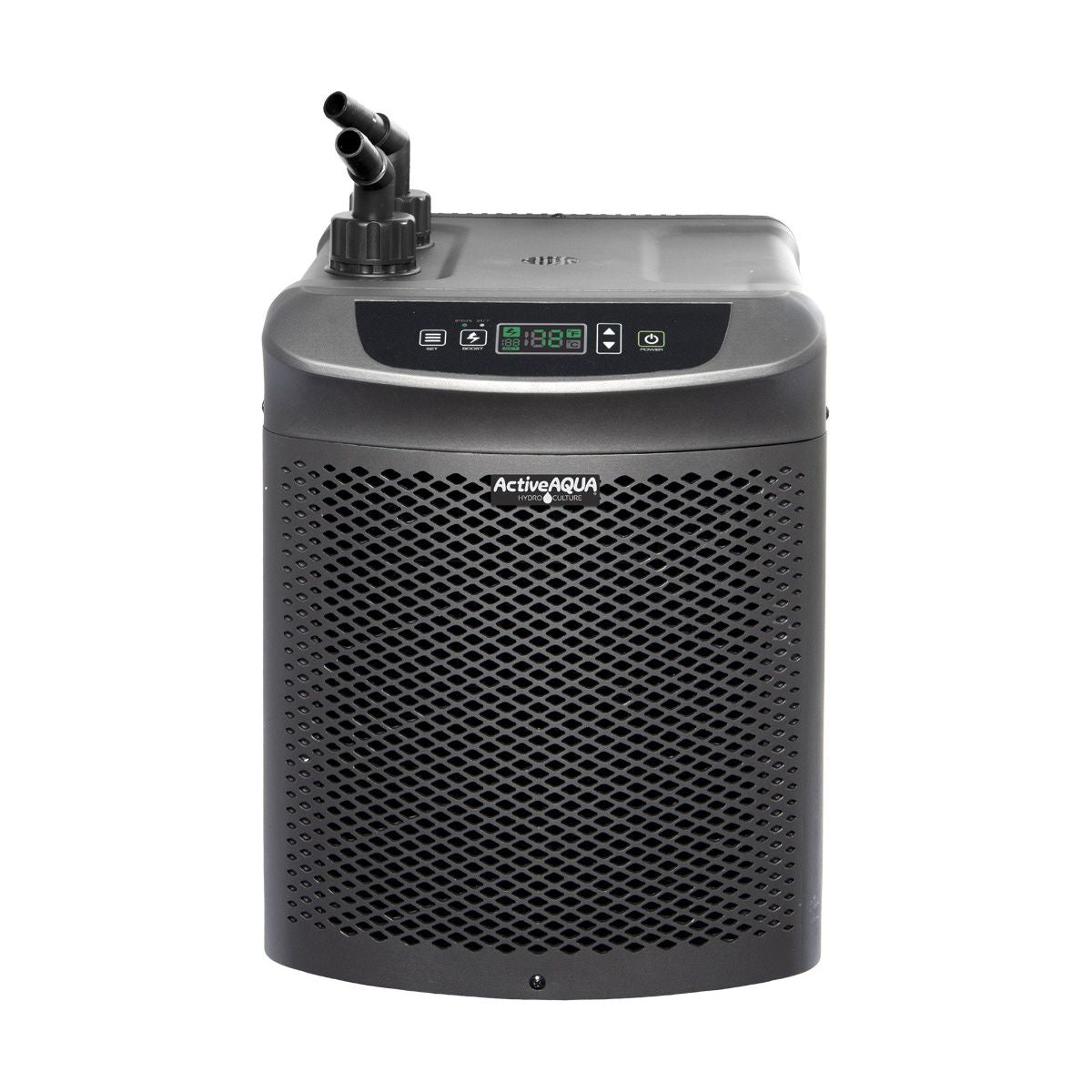 ActiveAqua Hydroculture chiller with digital display and power boost.