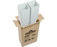A box of white Hydrofarm 7