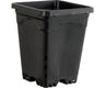 Active Aqua 6" x 6" Square Black Pot, 8" Tall – Case of 50