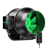 Vivosun AeroZesh G6 Inline Fan w/ E12 Speed Controller - 6" Duct