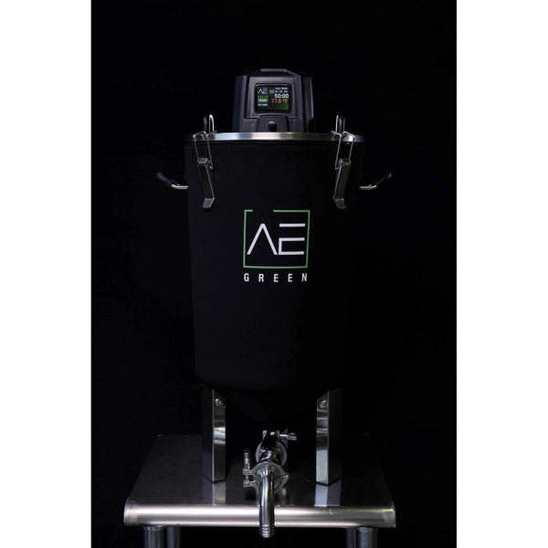 Aether Green Automatic Hash Washer v2.1 with digital display, logo, and stainless steel components.