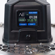 AE Green Automatic Hash Washer v2.5 digital display shows 