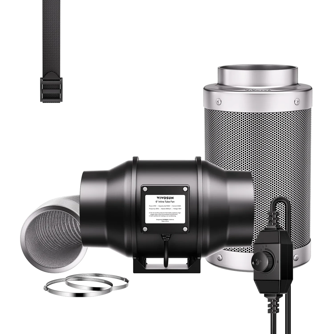 VIVOSUN Air Filtration Kit R6 Filter