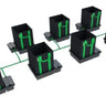 Alien Hydroponics EasyFeed System - 7 Pot 1 Row Kit