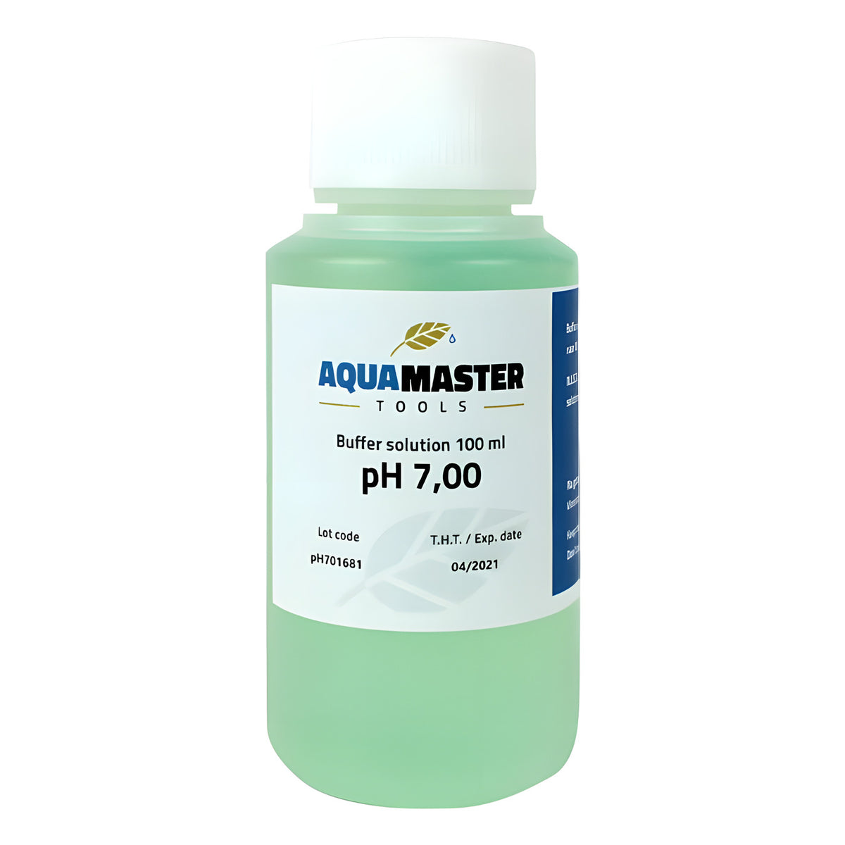 AquaMaster Tools pH 7.00 buffer solution in a 100ml bottle.