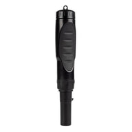Black EC and temperature meter with a digital display and probe.