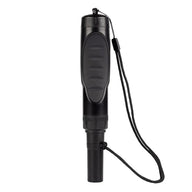 Black EC and temperature meter with a wrist strap.