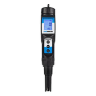 AquaMaster P160 pH EC TDS Temp meter, black waterproof pen with blue LCD screen showing 18.6°C.